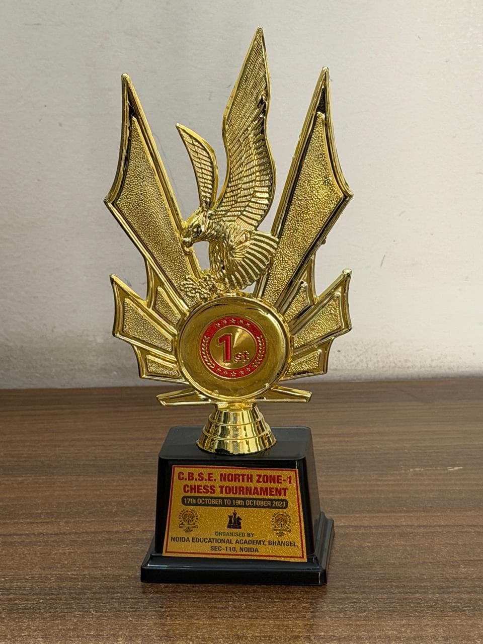 CBSE North Zone-1 Chess Championship — 1st Place